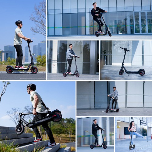 iScooter i10Max Electric Scooter, 750W Motor, 48V 18Ah Battery, 10 inches Pneumatic Tire, 45km/h Max Speed, 80km Range, IP54 Waterproof, Front and Rear Suspension, App Control