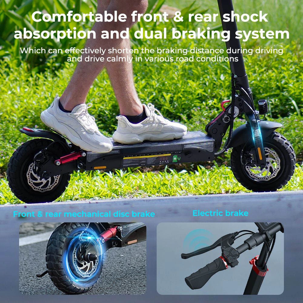 iScooter iX3 Folding Electric Scooter, 10