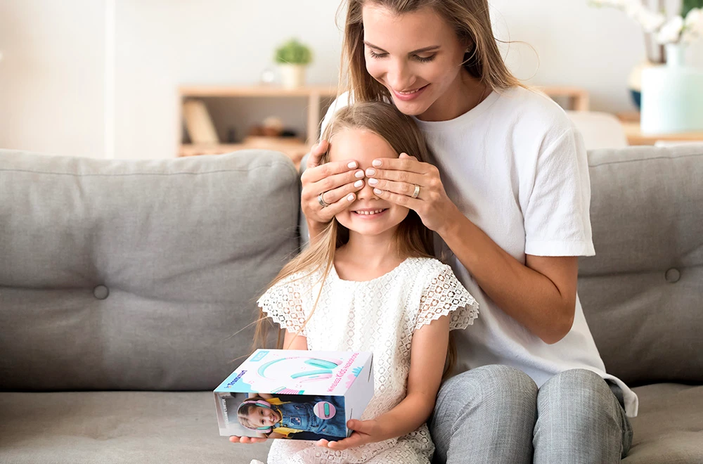 Căști wireless pentru copii Tronsmart KH02 - roz