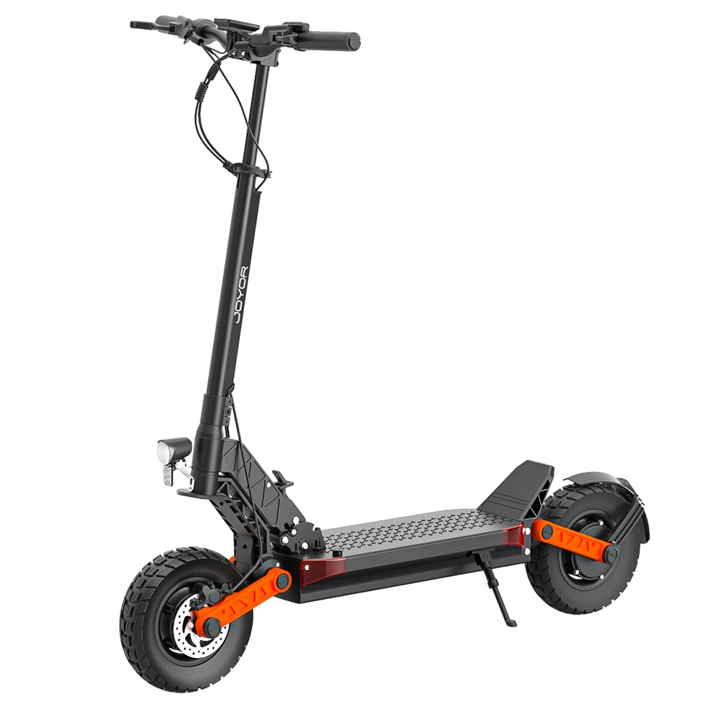 JOYOR S10-S Electric Scooter 10 Inch Off-road Tires 60V 18Ah Battery 2*1000W Dual Motor 65Km/h Max Speed 70-85KM Range 120KG Load Double Hydraulic Disc Brakes - Black