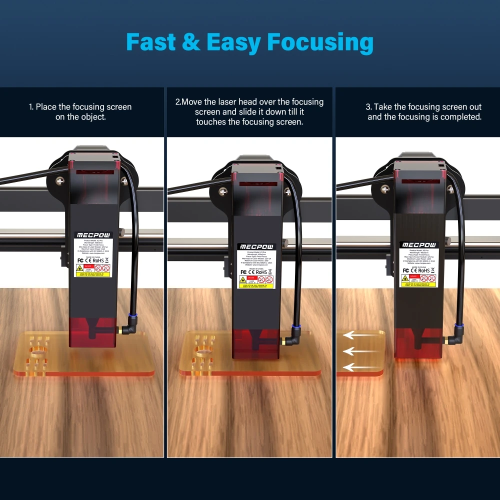 Mecpow X3 Pro 10W Laser Engraver With Air Assist Kit