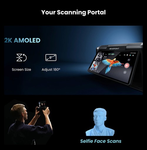 Revopoint MIRACO Pro 3D Scanner with 32GB RAM