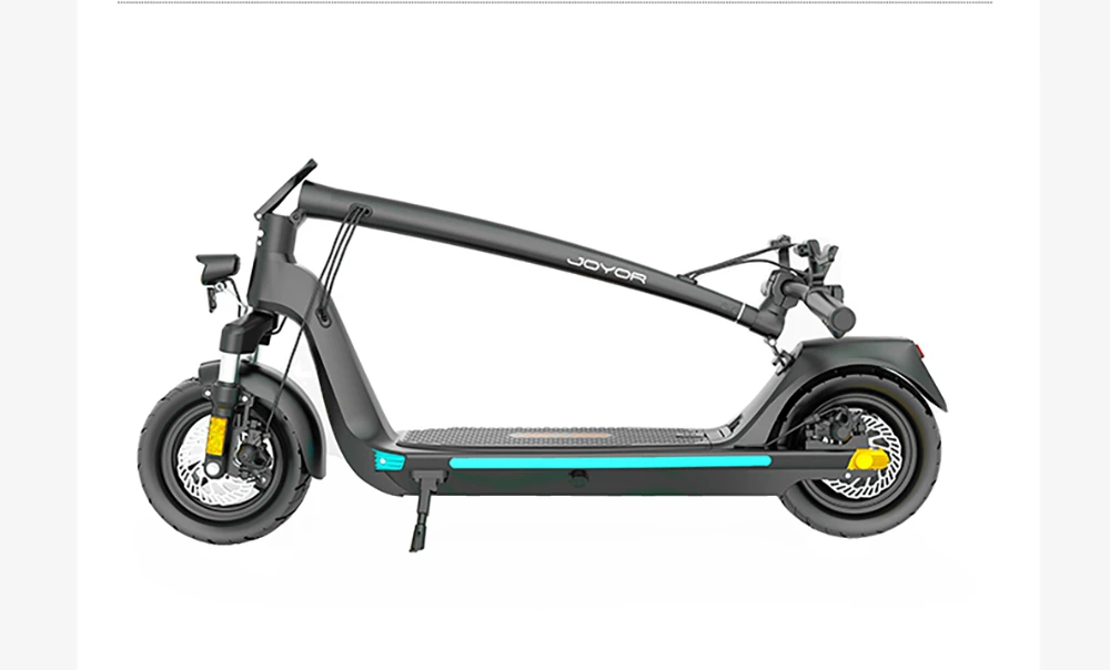 JOYOR C10 Electric Scooter, 500W Motor, 48V 10.4Ah Battery, 10 Inch Tire, 45km/h Max Speed, 30-50km Range, 120kg Max Load, Front and Rear Disc Brake
