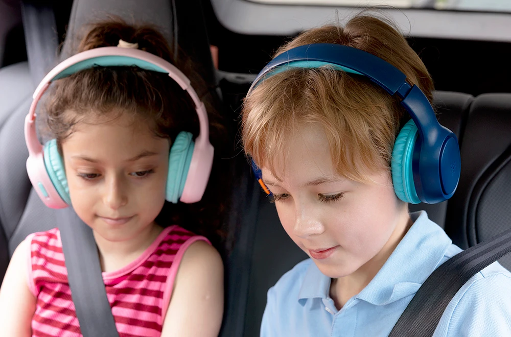 Căști wireless pentru copii Tronsmart KH02 - roz