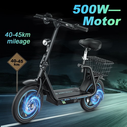 HONEYWHALE M5 Elite Electric Scooter 14-inch Tire 500W Motor 48V 13Ah Battery 40~45km Range 40 km/h Max Speed