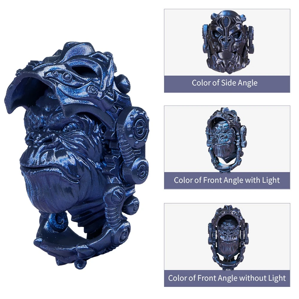 Filament PLA pour imprimante 3D ERYONE Burnt Titanium 1 kg - Bleu-violet