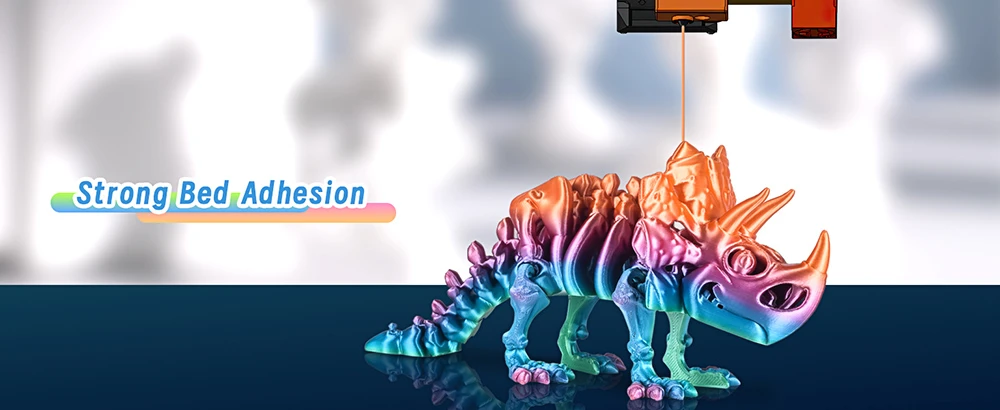 Filament PLA Silk pour imprimante 3D ERYONE 1 kg - Sunset Rainbow