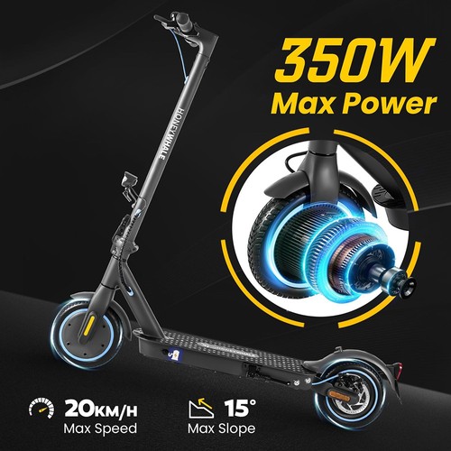 HONEY WHALE E9 Electric Scooter ABE Certification, 350W Motor, 36V 7.5Ah Battery, 8.5'' Tires, 20km/h Max Speed, 25km Max Range, APP Control