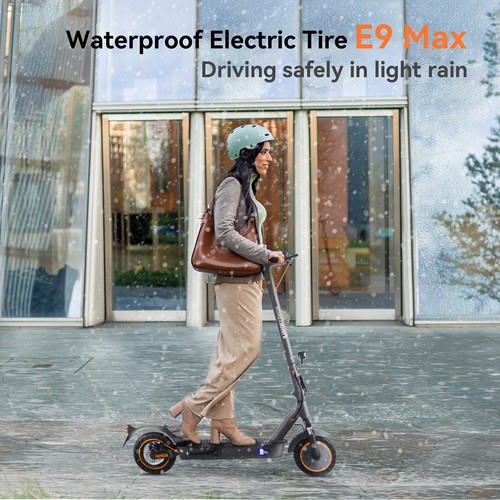 HONEY WHALE E9 MAX Electric Scooter, 500W Motor, 36V 10Ah Battery, 10-inch Tire, 20km/h Max Speed, 35-40km Range, Mechanical Brake & Electronic Brake, ABE Certification