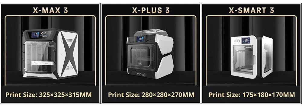 QIDI TECH X-Max 3 3D Printer, Auto Levelling, 600mm/s Printing Speed, Flexible HF Board, 64-bit Processor, Klipper, CoreXY Structure, All-metal Frame, 325x325x315mm