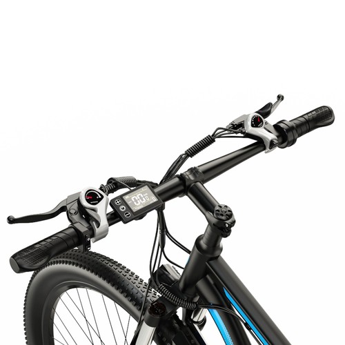 DUOTTS C29 Electric Bike 750W 29*2.1 inch Wheel 48V 15Ah Battery 50km Range 50km/h Max Speed Shimano 21 Speed Gear Electric Mountain Bike with Rear Rack IP54 Waterproof Smart APP - Black