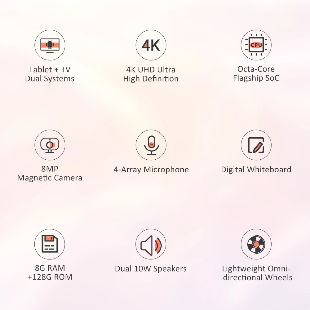 Titan Army V32D4U Pro Flat 16:9 VA UHD 76Hz Portable Smart Screen with Powerful Chipset and Multiple Connection Modes