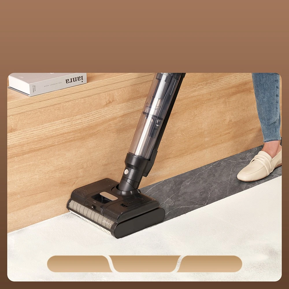 JIMMY PW11 Pro review - 4-in-1 cleaning machine 9 The JIMMY PW11 Pro has an intelligent LED display that shows operating time and cleanliness.