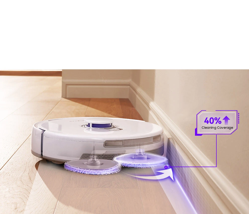 Narwal Freo X Ultra Robotic Vacuum and Mop with Auto Washing and Self-Empty, Strong 8200Pa Suction Power, Zero-Tangling Floating Brush, Automated Mop Lifting To 12mm, All-in-One Base Station