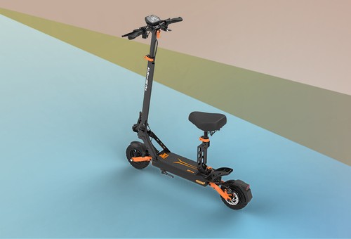KuKirin G2 Pro 2024 New version Folding Electric Scooter 9.0x3.0 Inch Tubeless Vacuum Tire 600W Motor 48V 15.6Ah Battery 58km Max Range, HD LCD Display Dual Disc Brake Led Light Spring Shock Absorber, Detachable Seat Turn signal light