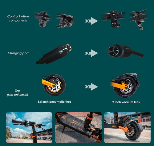 KuKirin G2 Pro Electric Scooter 2024 Version, 600W Brushless Motor, 48V 15.6AH Battery, 9-inch Rubber Vacuum Tires, 45km/h Max Speed, 58km Range, Dual Disc Brakes, Spring Shock Absorber, Detachable Seat