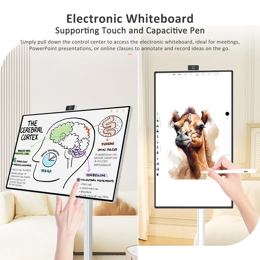 Titan Army V32D4U Pro Flat 16:9 VA UHD 76Hz Portable Smart Screen with Powerful Chipset and Multiple Connection Modes