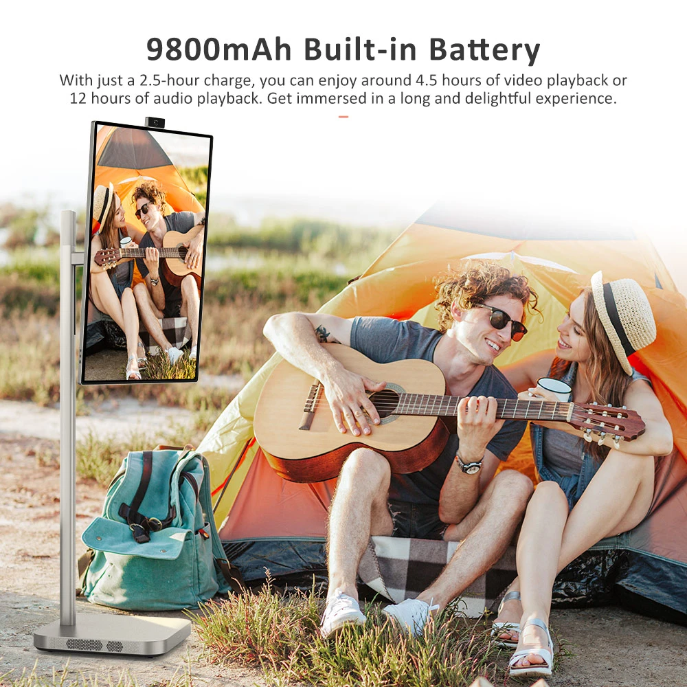 Titan Army V32D4U Pro Flat 16:9 VA UHD 76Hz Portable Smart Screen with Powerful Chipset and Multiple Connection Modes