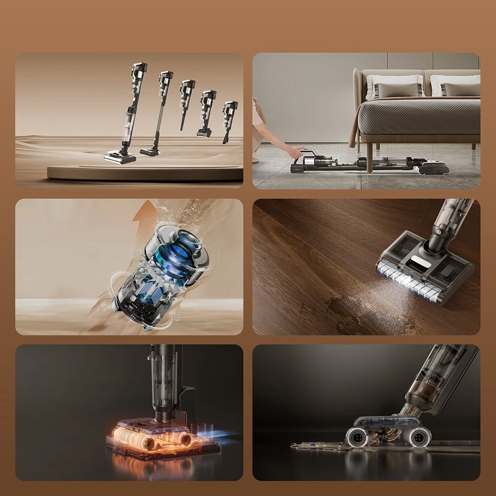 JIMMY PW11 Pro review - 4-in-1 cleaning machine 2 JIMMY PW11 Pro 4 in 1 function: floor head, mattress head, upholstery head, crevice head.