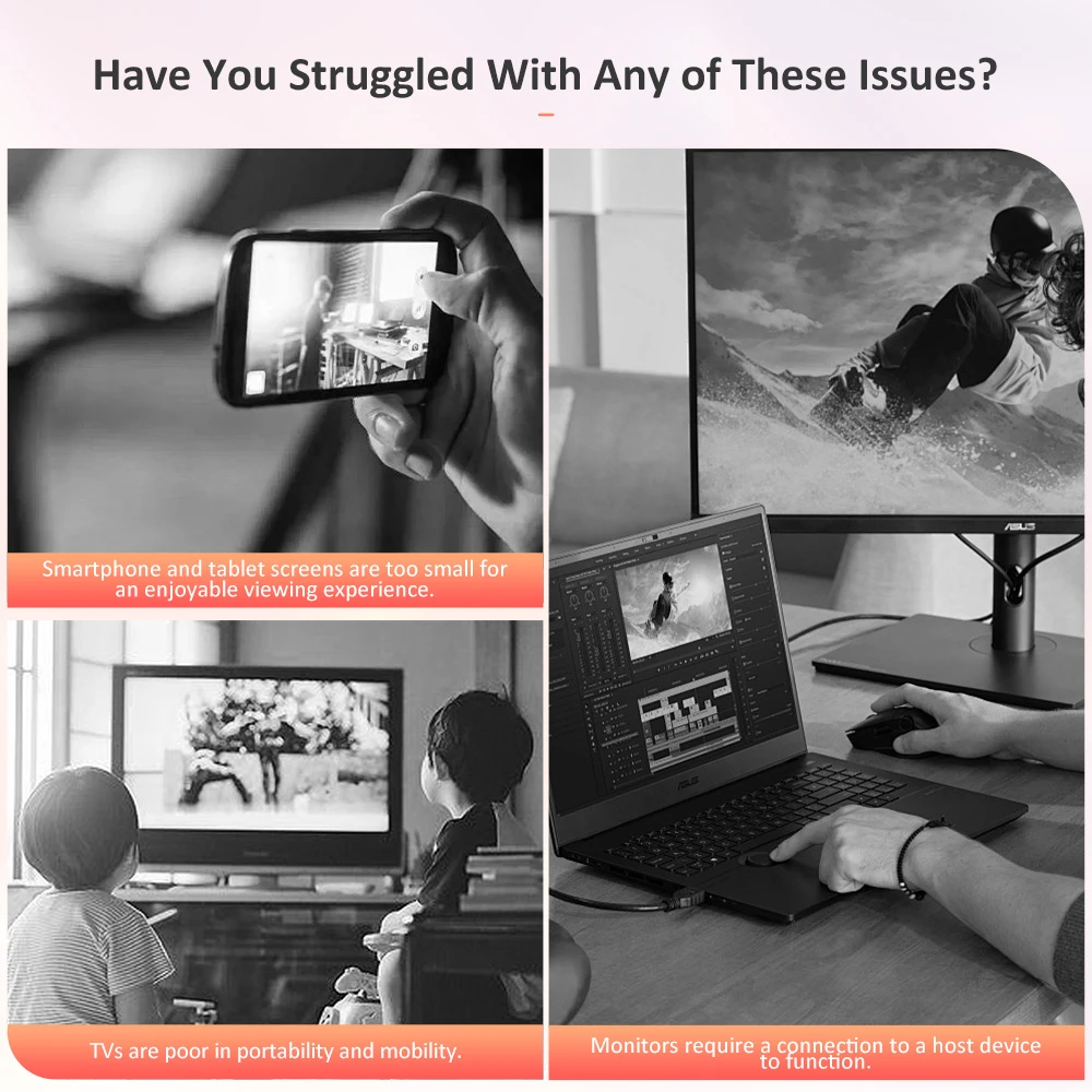 Titan Army V32D4U Pro Flat 16:9 VA UHD 76Hz Portable Smart Screen with Powerful Chipset and Multiple Connection Modes