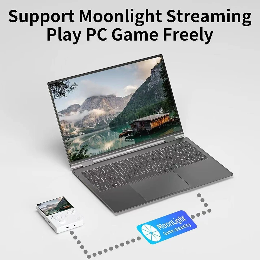 ANBERNIC RG40XXV Consola de Juegos 64GB+128GB Negro