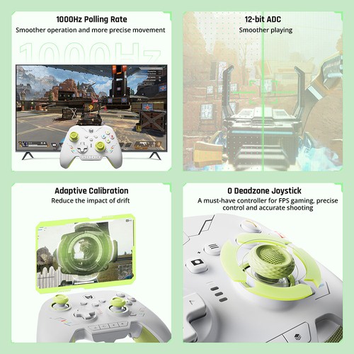 BIGBIG WON Rainbow 2 SE Game Controller Green