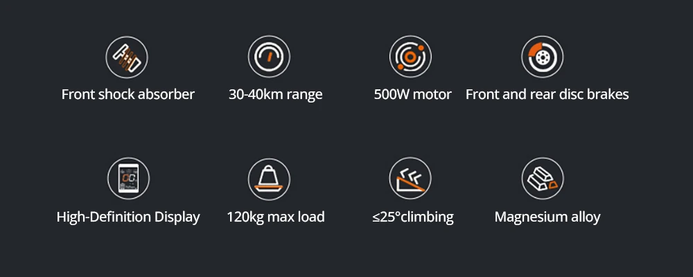 JOYOR C10E Electric Scooter, ABE Certification, 500W Motor, 48V 10.4AH Battery, 10-inch Tires, 20km/h Max Speed, 40km Range, Front & Rear Disc Brake, Front Shock Absorber