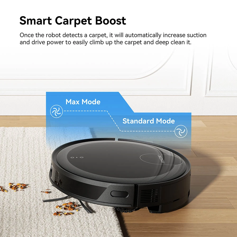 Proscenic X1S Robot Vacuum Cleaner, Black