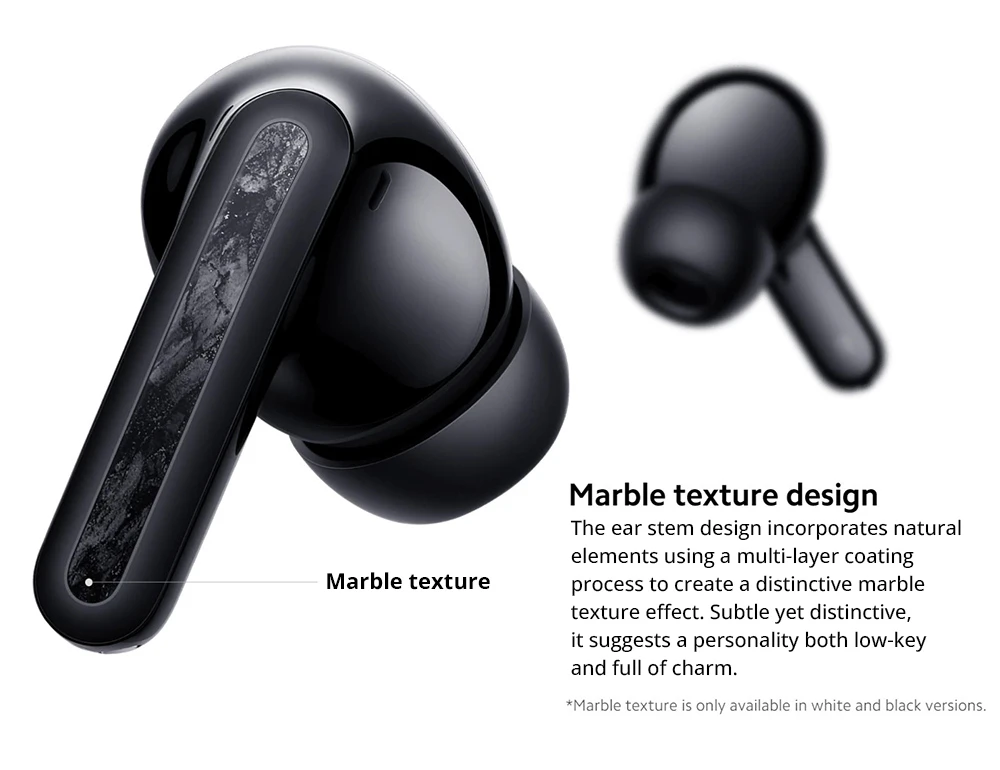 Redmi Buds 5 Pro Earbuds, 52dB Active Noise Cancellation, Hi-Res Audio, Bluetooth 5.3, Up to 38 Hours Battery Life - Black