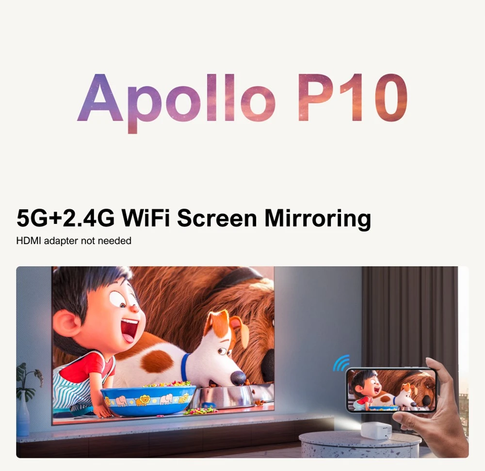 Ultimea Apollo P10 hordozható projektor – Képtükrözés
