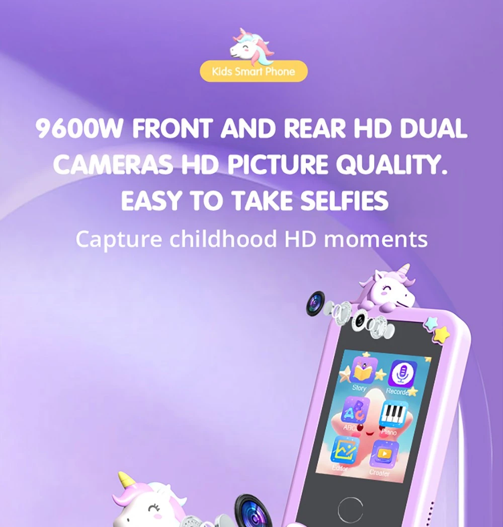 WOWKIDS P1 Kids Mobile Phone Toy - Purple