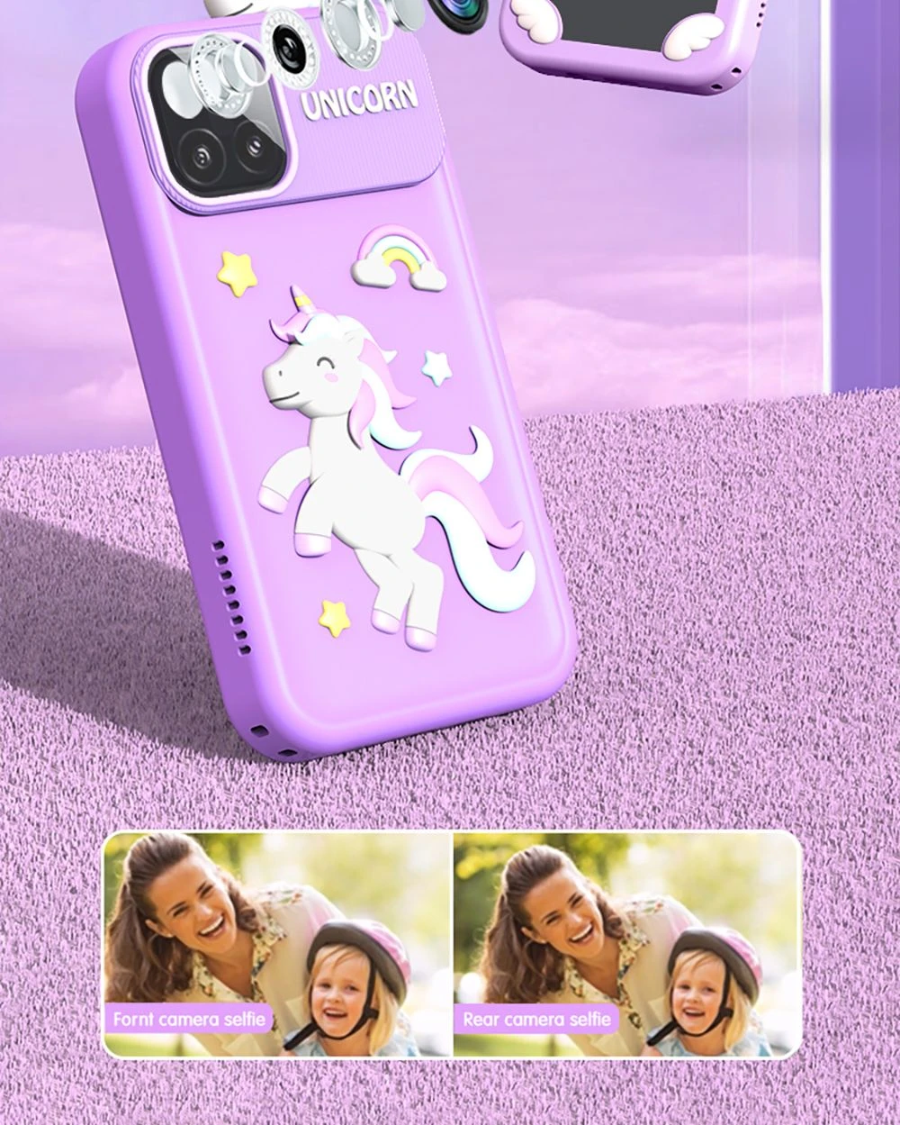 WOWKIDS P1 Kids Mobile Phone Toy - Purple