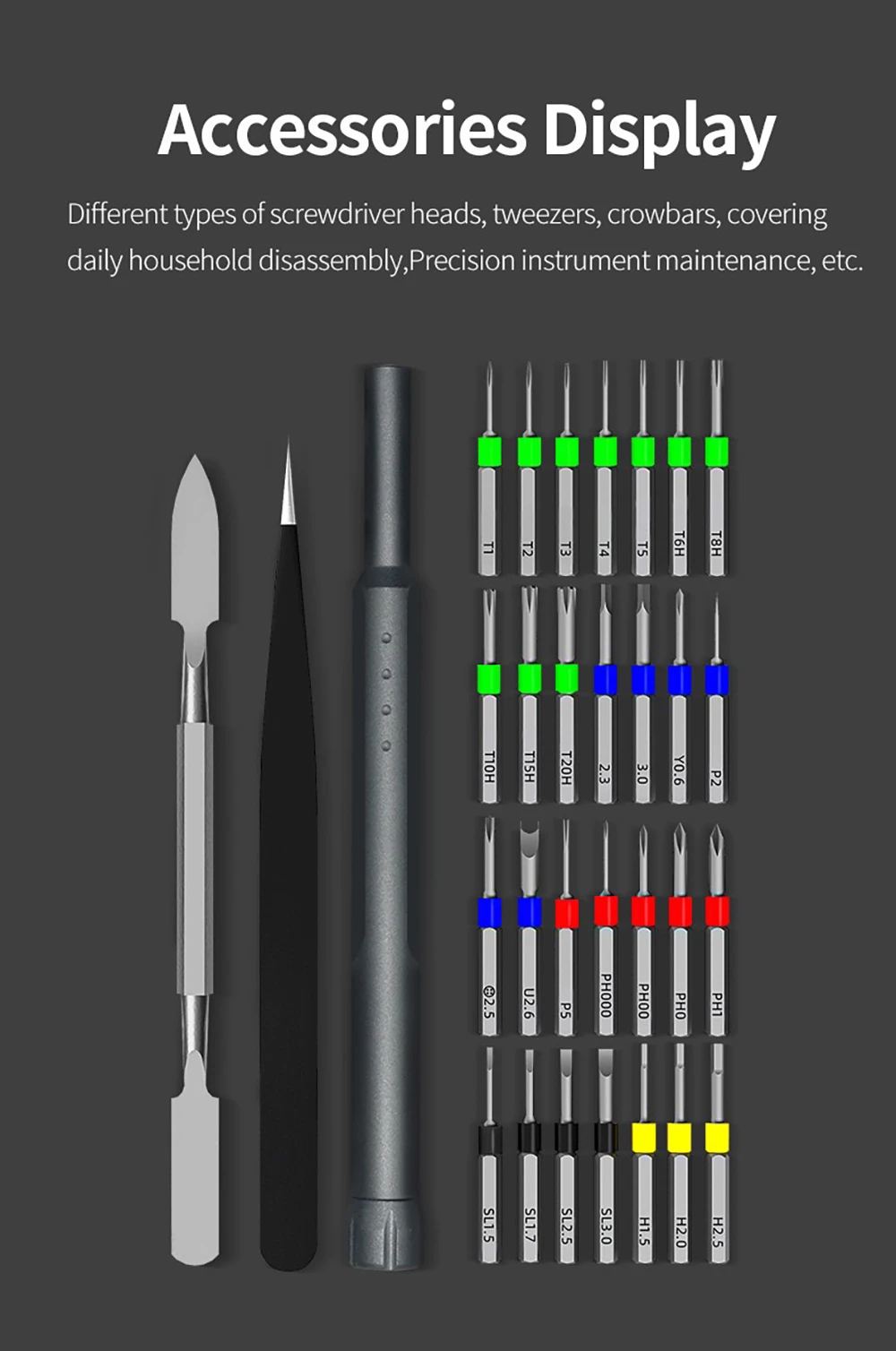 31 in 1 Magnetic Screwdriver Set for Precision Maintenance