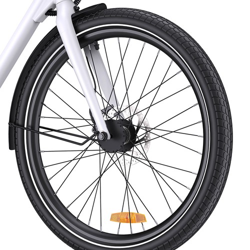 ENGWE P275 ST Urban Electric Bike, 250W Brushless Mid-drive Torque Sensor Motor, 36V 19.2Ah Removable Battery, 260km Max Range, Hydraulic Disc Brake, 27.5'' Spoke Tires, SHIMANO 9-speed - White
