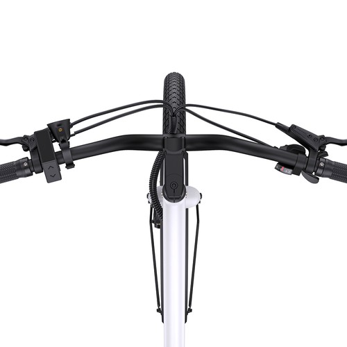 ENGWE P275 ST Urban Electric Bike, 250W Brushless Mid-drive Torque Sensor Motor, 36V 19.2Ah Removable Battery, 260km Max Range, Hydraulic Disc Brake, 27.5'' Spoke Tires, SHIMANO 9-speed - White