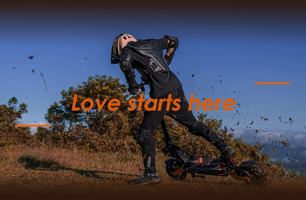 Trottinette électrique KuKirin G2 Max Pneus tout-terrain de 10 pouces Moteur 1000 W Vitesse maximale de 55 km/h Batterie 48 V 20 Ah Autonomie de 80 km Charge maximale de 120 kg Siège amovible Hauteur réglable