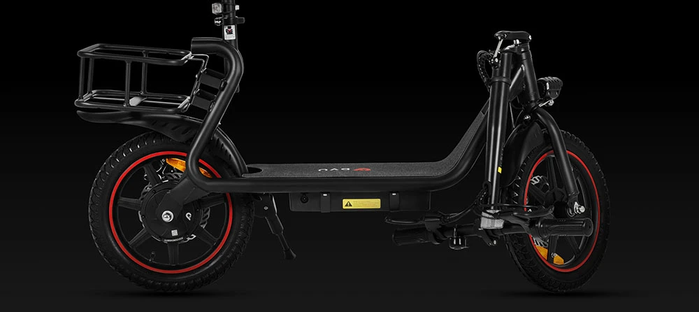 DYU C4 Folding Electric Scooter, 250W Motor, 36V 10AH Battery, 14 Inch Tires, 25km/h Max Speed, 42km Range, Front & Rear Disc Brakes