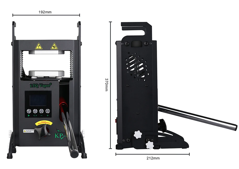 LTQ VAPOR KP-402 Heat Press Machine, Dual Heating Plates, 4 Ton Pressure Starter, Adjustable Temperature