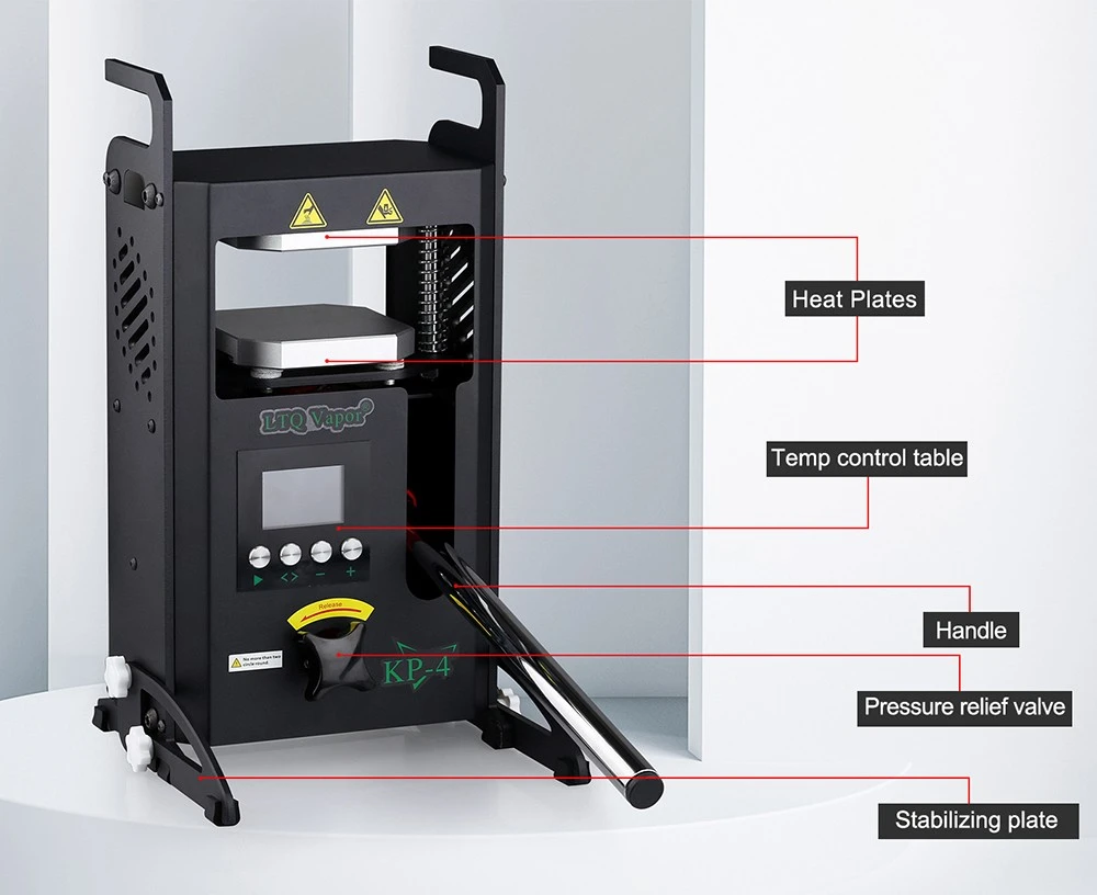 LTQ VAPOR KP-402 Heat Press Machine, Dual Heating Plates, 4 Ton Pressure Starter, Adjustable Temperature