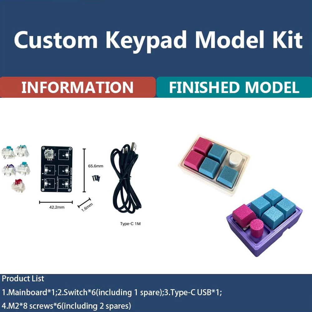 Makcosmos MKJP02 3D Printing Custom Keypad Model Kit