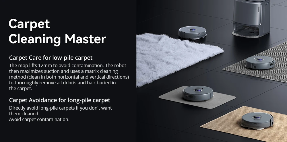 Narwal Freo Z Ultra Robot Vacuum and Mop with Base Station, 12,000Pa Power, Self-Empty, Dual-camera, Zero-Tangling, 120-day Maintenance-Free, Auto Mop Lifting To 12mm, Tri-Laser Obstacle Avoidance, AI-Adaptive Hot Water Washing & Drying - Gray