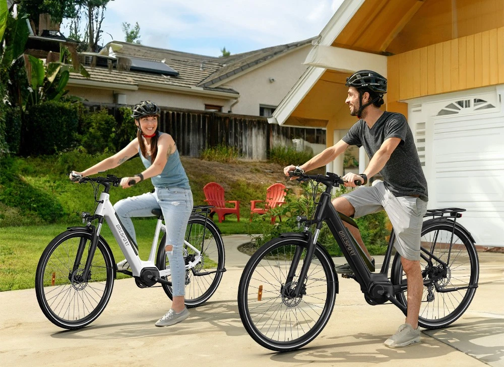 Bicicleta electrica ONESPORT OT07, motor BAFANG 250W, baterie 36V 10.4AH, 27.5