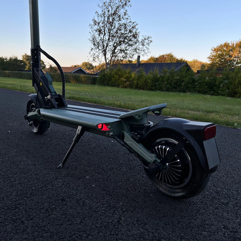 Ausom GX1 Electric Scooter 20km/h 500W Motor 48V 15.6Ah Battery 9" Pneumatic Tire up to 80km Max Range NFC Lock 46% Effortless Climbing Height adjustable