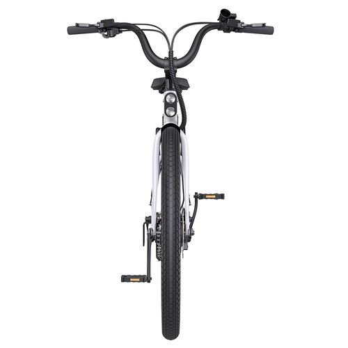 ENGWE P275 ST Urban Electric Bike, 250W Brushless Mid-drive Torque Sensor Motor, 36V 19.2Ah Removable Battery, 260km Max Range, Hydraulic Disc Brake, 27.5'' Spoke Tires, SHIMANO 9-speed - White