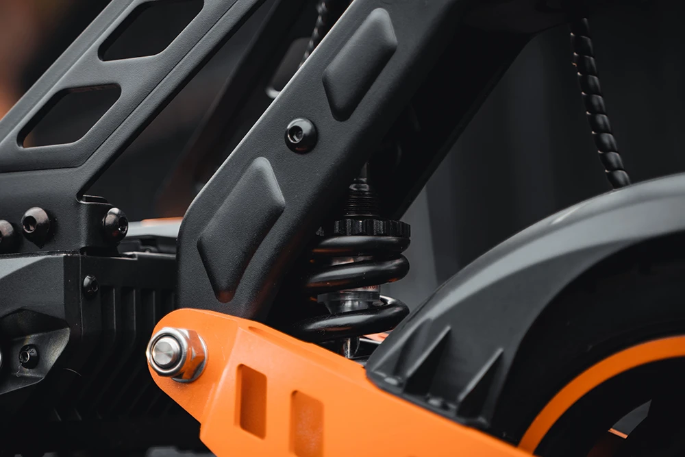 Trottinette électrique KuKirin G2 Max Pneus tout-terrain de 10 pouces Moteur 1000 W Vitesse maximale de 55 km/h Batterie 48 V 20 Ah Autonomie de 80 km Charge maximale de 120 kg Siège amovible Hauteur réglable