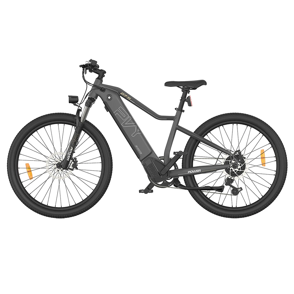 PVY Power Electric Bike 1000W Motor 48V 16.5Ah Battery 100km Range 27.5*2.1-inch Tire Hydraulic Disc Brake Shock Absorbing Fork SHIMANO 7-speed IP66 Waterproof - Grey