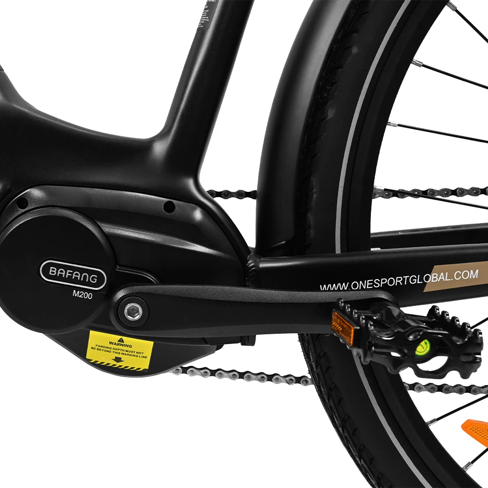 Bicicleta electrica Onesport OT07, motor BAFANG 250W, baterie 36V 10.4AH, 27.5