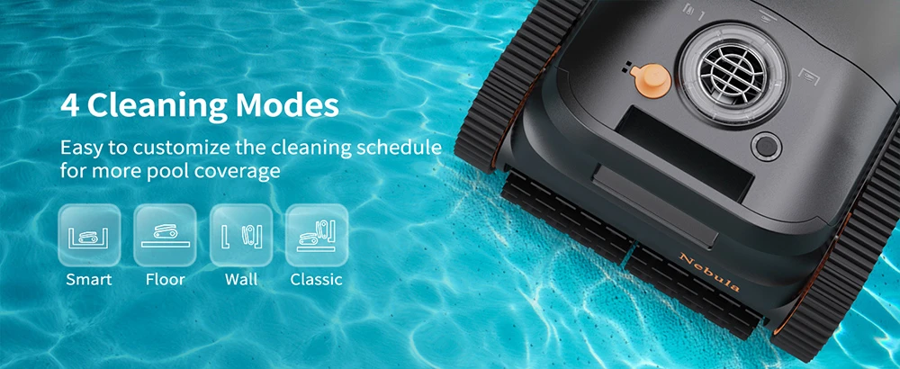 CoasTeering Nebula Cordless Robotic Pool Cleaner, 180 Mins Runtime, Wall Climbing & Waterline Cleaning, Brushless Motors, Smart Navigation, Cleaning Inground Pools up to 3229 Sq.ft