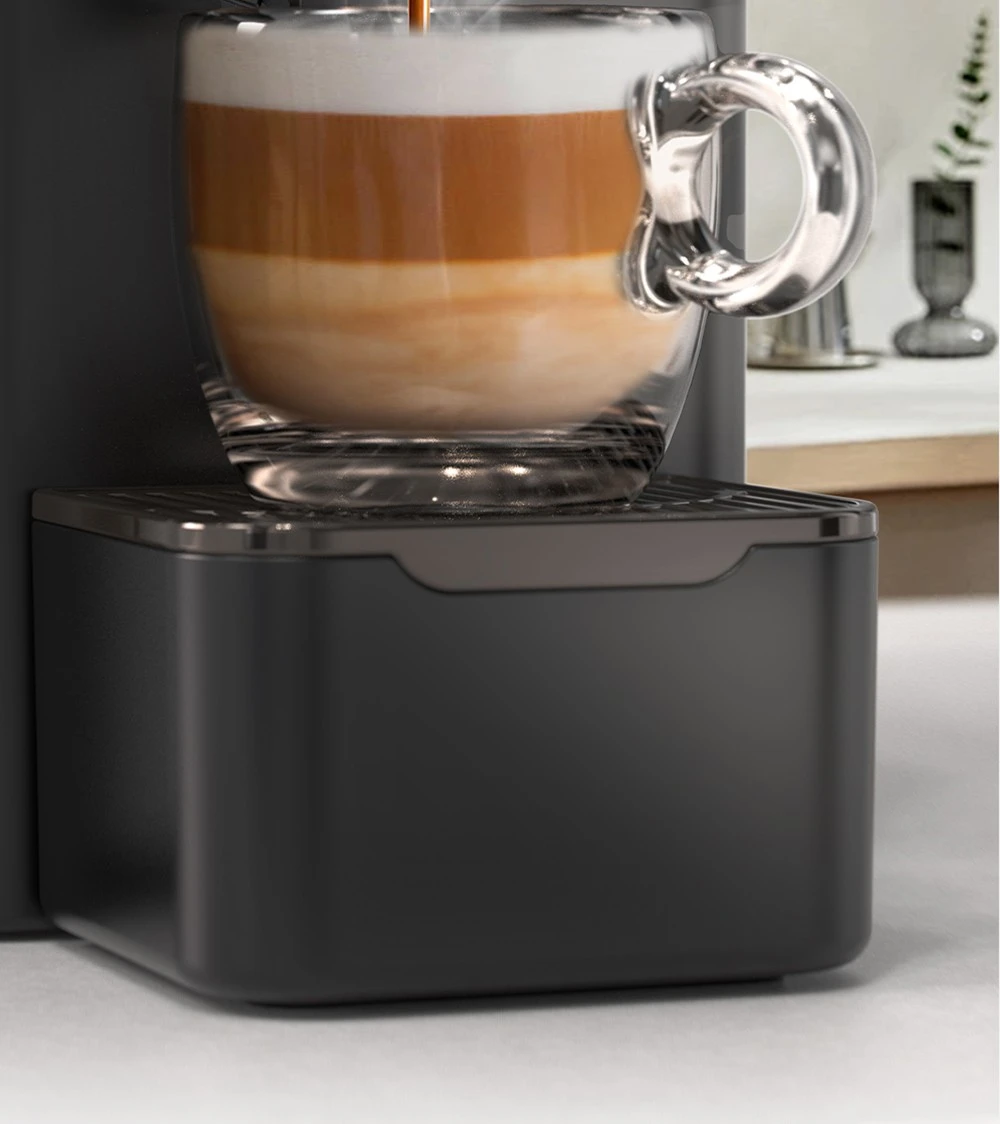 HiBREW H15 Nes Capsule Coffee Machine, 20 Bar High-pressure Extraction, Removable Milk Tank, Adjustable Temperature & Capacity