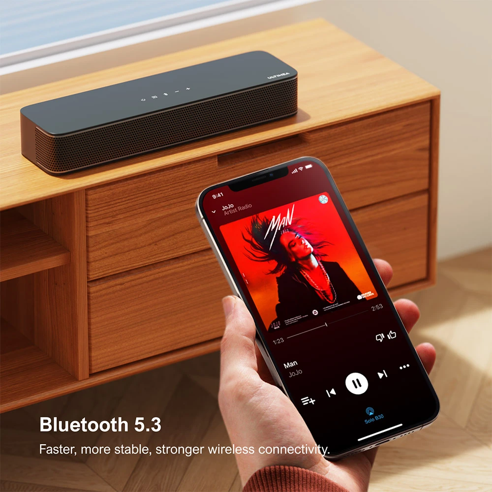 Ultimea Solo B30 Pro soundbar, 120W, beépített mélynyomó, app vezérlés